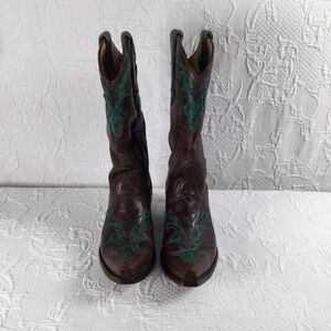 Yippee Ki Yay by Old Gringo Women's Western Boot Size 7B Turquoise Filigree
